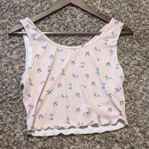 Flower Crop top
